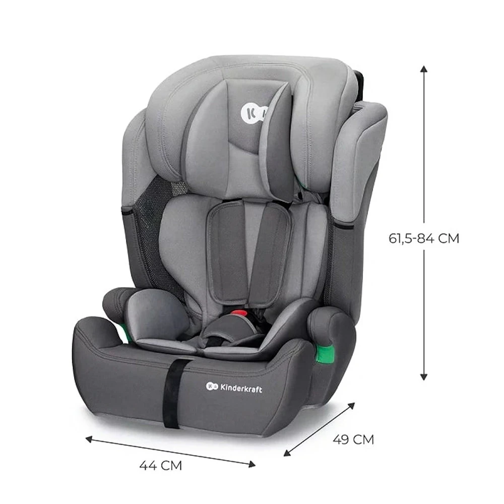 Autostoeltje Kinderkraft Comfort UP i-Size 76-150cm Grey