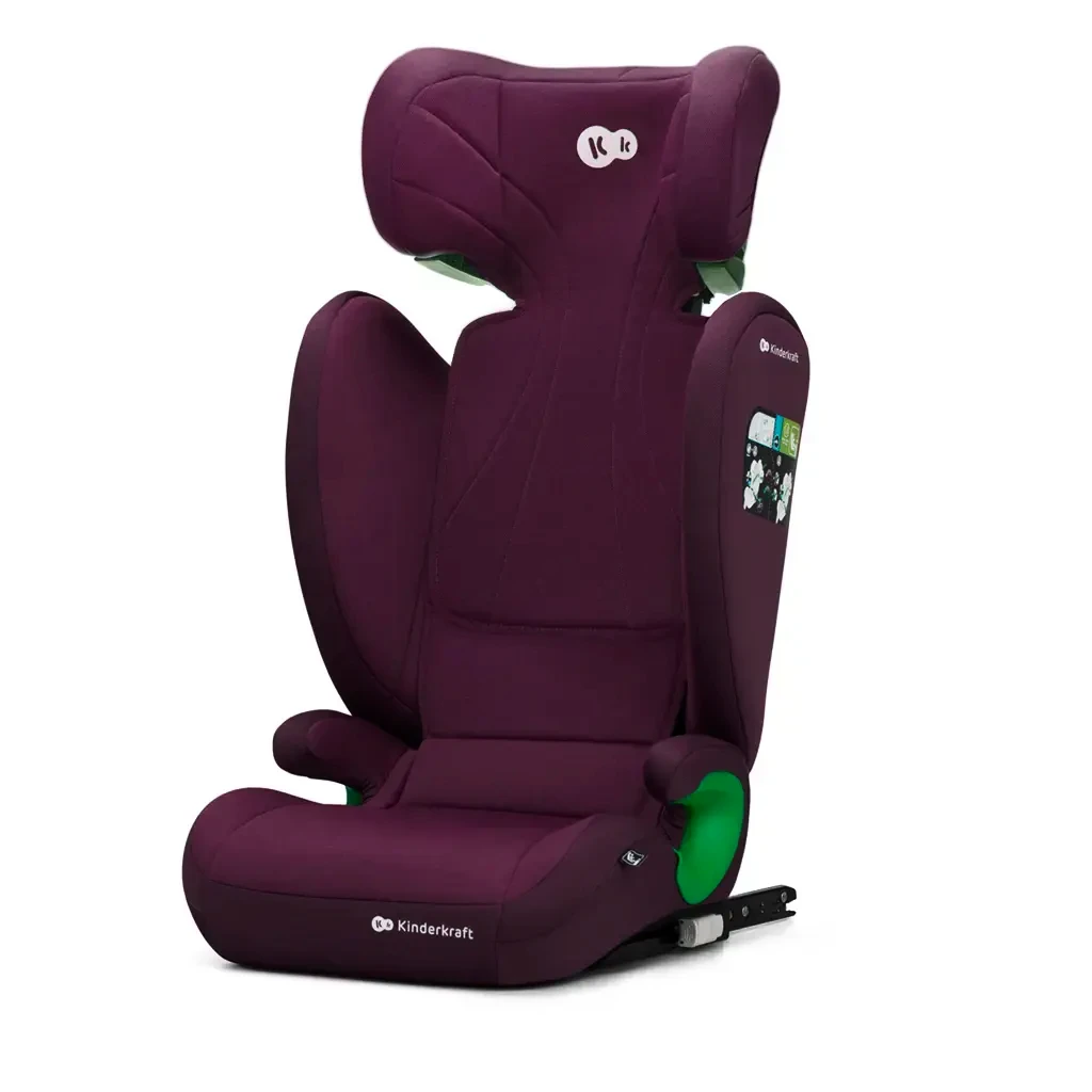 Autostoeltje Kinderkraft Junior Fix 2 i-Size 100-150 cm Cherry Pearl