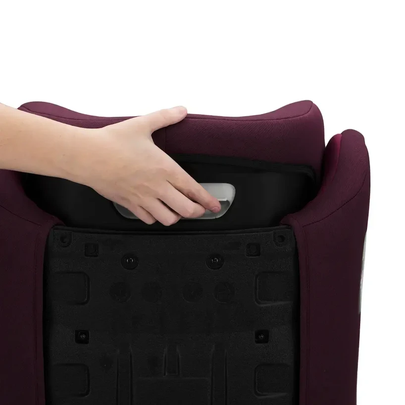 Autostoeltje Kinderkraft Junior Fix 2 i-Size 100-150 cm Cherry Pearl