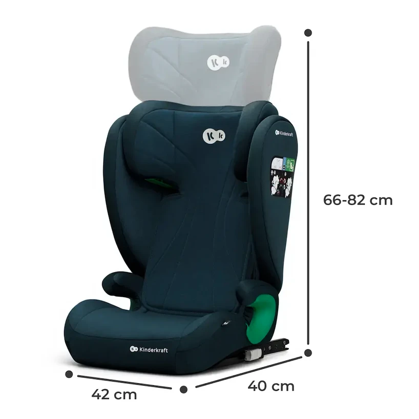 Autostoeltje Kinderkraft Junior Fix 2 i-Size 100-150 cm Harbor Blue