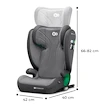 Autostoeltje Kinderkraft Junior Fix 2 i-Size 100-150 cm Rocket Grey
