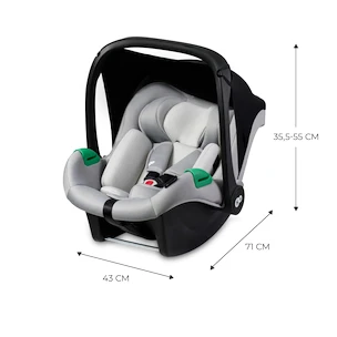 Autostoeltje Kinderkraft Mink Pro i-Size 40-75 cm Grey