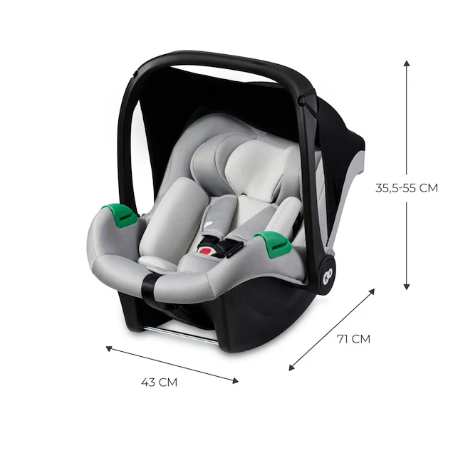 Autostoeltje Kinderkraft  Mink Pro i-Size 40-75 cm Grey