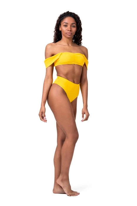 Badkleding Nebbia  Miami retro bikini - top 553 yellow M