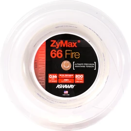 Badminton besnaring Ashaway ZyMax 66 Fire Power White - 200 m