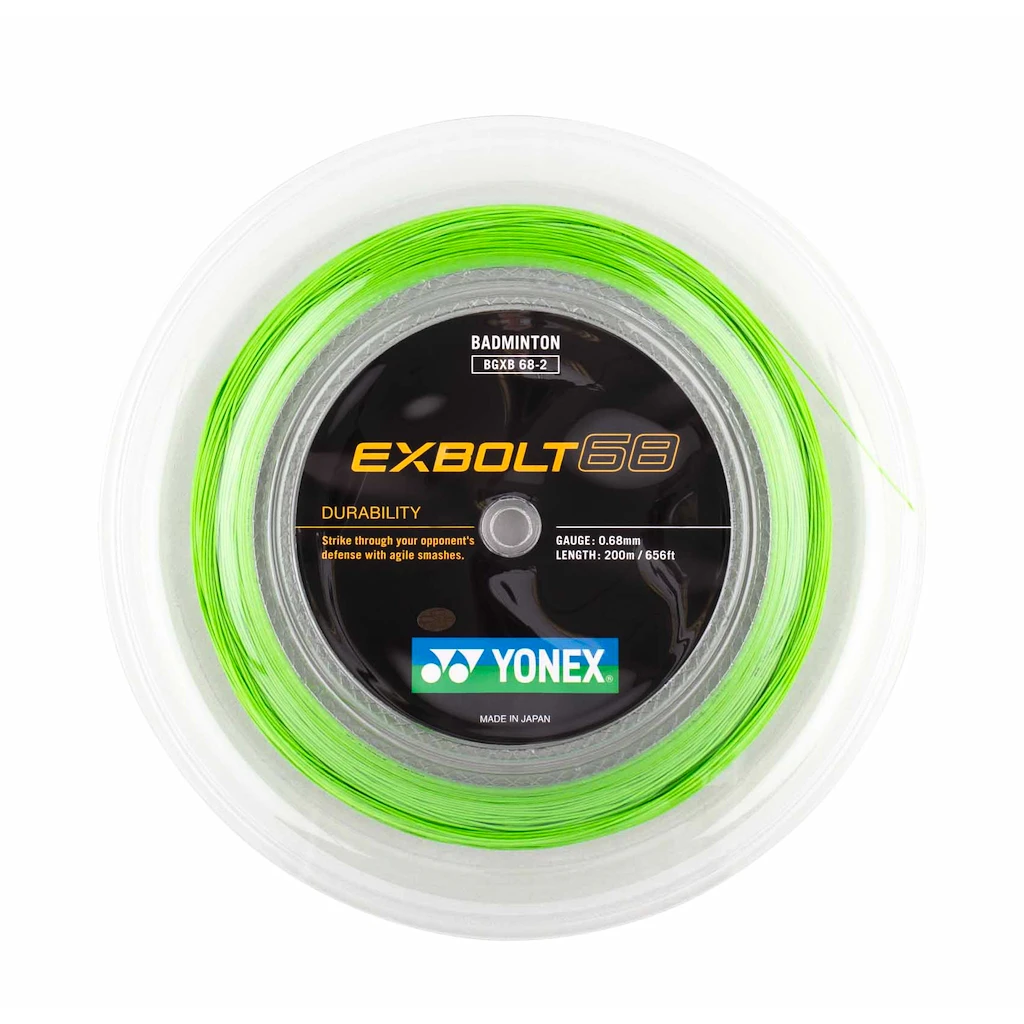 Badminton besnaring Yonex  Exbolt 68 Lime Green (200 m)