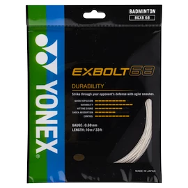 Badminton besnaring Yonex Exbolt 68 White (10 m)