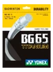 Badminton besnaring Yonex  Micron BG65Ti White (0.70 mm)