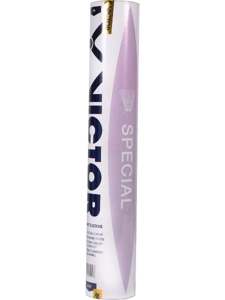 Badminton shuttles Victor  Special (12 Pack)  snelheid 77 (tot 11-21°C)