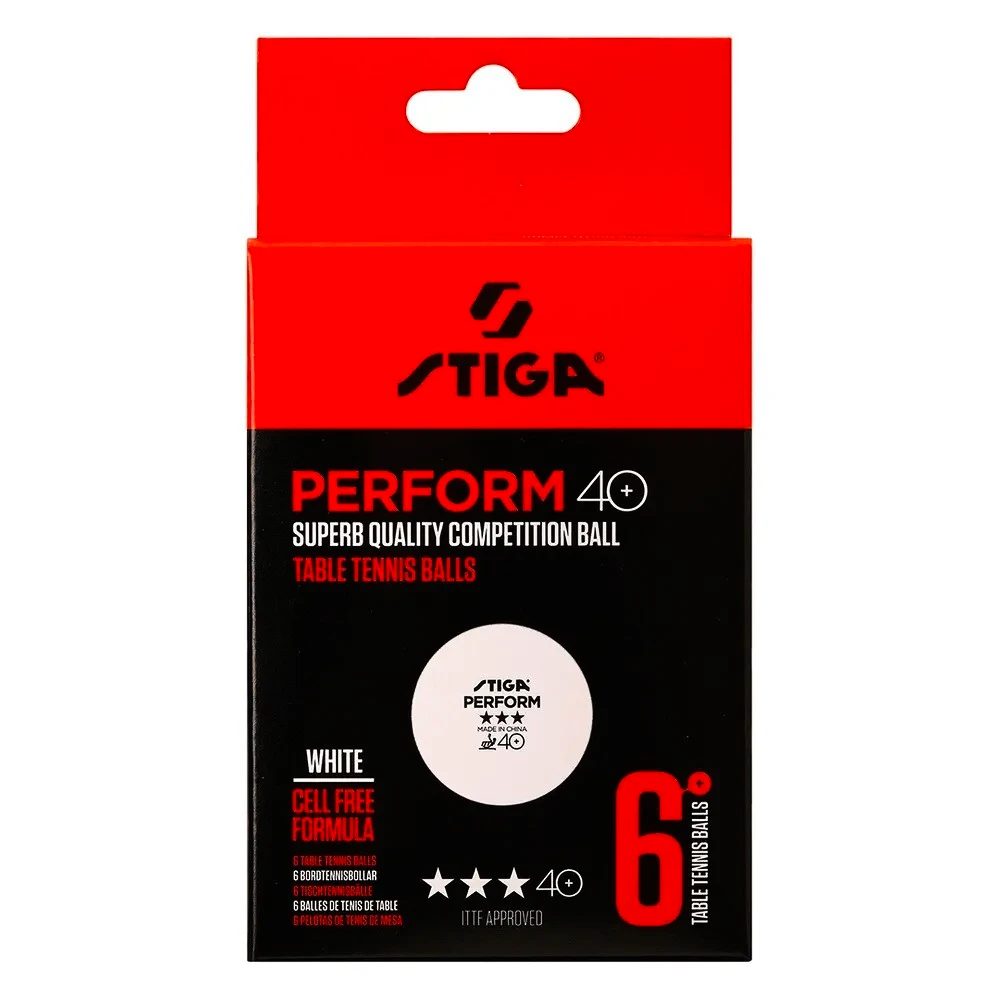 Ballen Stiga  Perform 40+ ABS *** White 6 Pack
