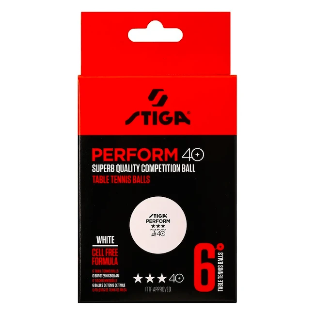 Ballen Stiga  Perform 40+ ABS *** White 6 Pack