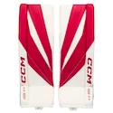 Beenbeschermers CCM Axis F5 Red/White Junior 30 + 1 inch