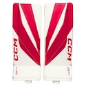 Beenbeschermers CCM Axis F9 Red/White Intermediate 31 + 1 inch