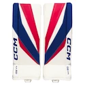 Beenbeschermers CCM Axis F9 White/Red/Blue Senior 34 + 1 inch