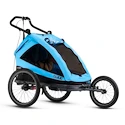 Beschadigde verpakking -  Fietstrailer TaXXi S'Cool Kids Elite two Blue