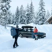 Beschermende zak Thule  Ski Bag 192 cm Black
