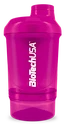 BioTech USA Shaker Wave+ Nano 300 ml + 150 ml roze