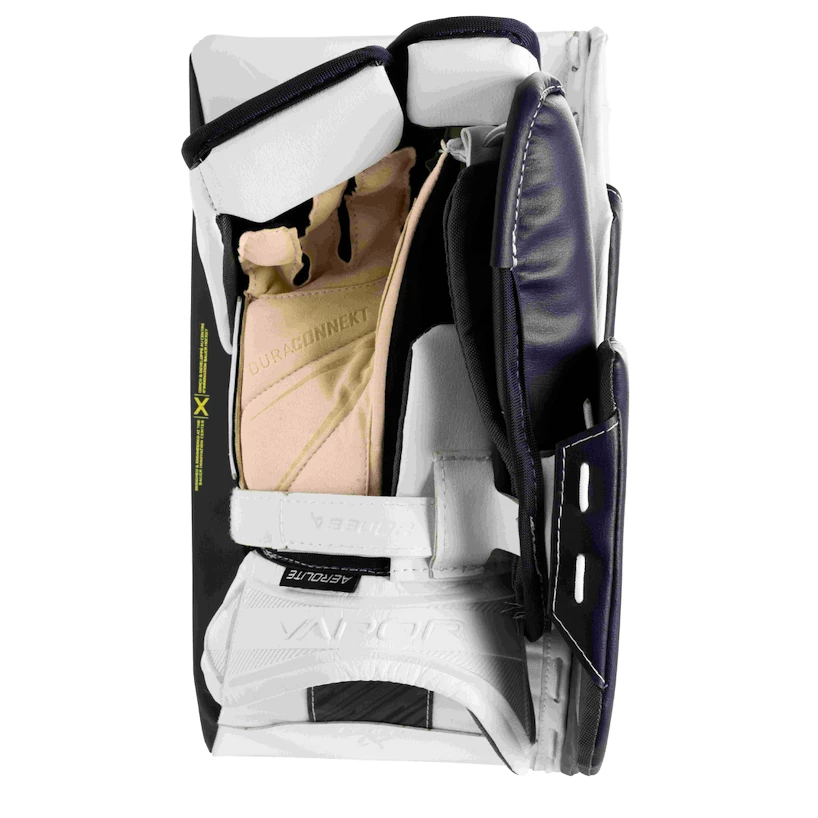Blokhandschoen Bauer Vapor X5 Pro White/Navy Senior rechter hand (regular)