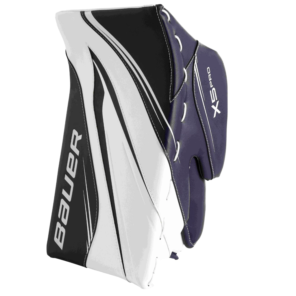 Blokhandschoen Bauer Vapor X5 Pro White/Navy Senior rechter hand (regular)