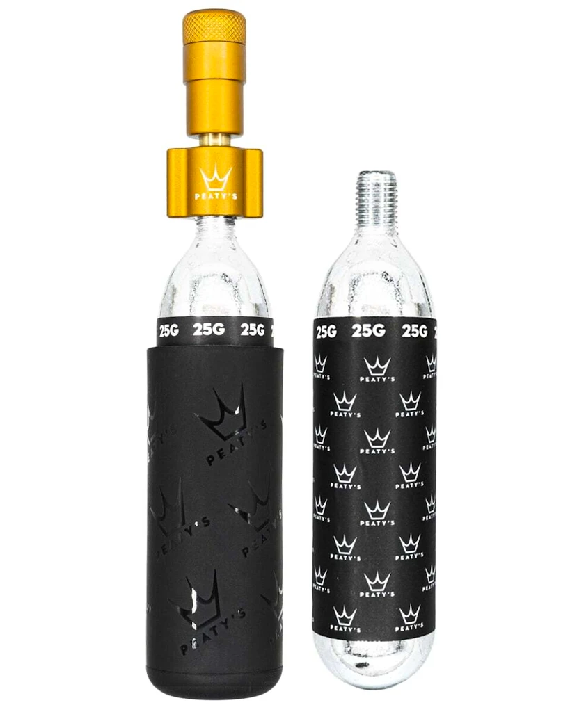 CO2-pompkop met patroonset PEATY'S  Mtb (25g) - bourbon (ppr-hti-mtb-brb-12)