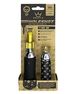 CO2-pompkop met patroonset PEATY'S  Mtb (25g) - gold (ppr-hti-mtb-gld-12)