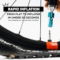 CO2-pompkop met patroonset PEATY'S  Road & gravel (16g) - mango (ppr-hti-rag-mng-12)