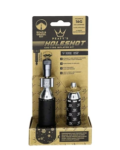 CO2-pompkop met patroonset PEATY'S  Road & gravel (16g) - slate (ppr-hti-rag-slt-12)