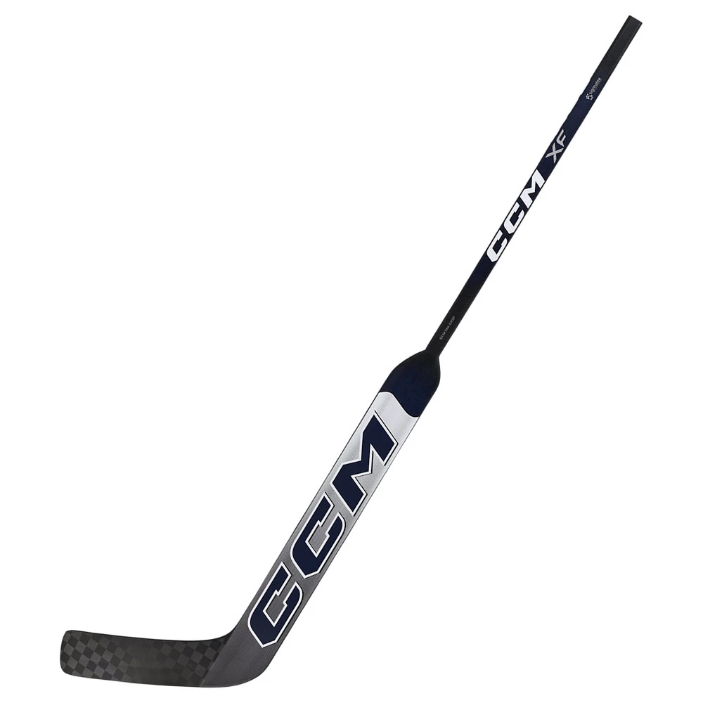Composiet ijshockeystick keeper CCM Tacks XF White/Navy Intermediate 23 inch, L (Regular)
