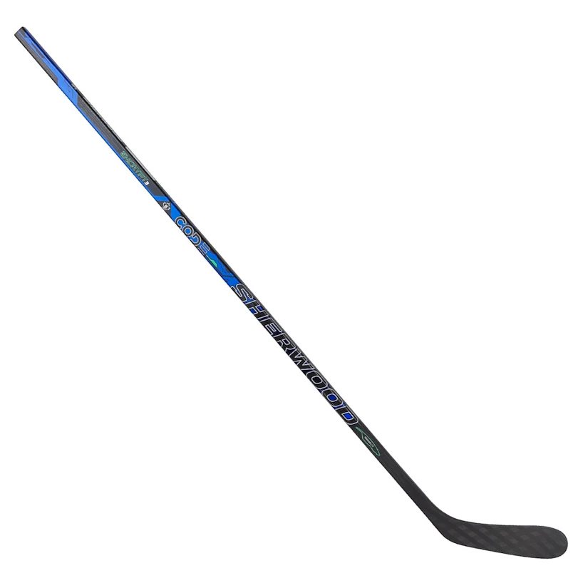 Composiet ijshockeystick SHER-WOOD Code Encrypt 3 Junior PP92 rechts naar beneden, flex 30