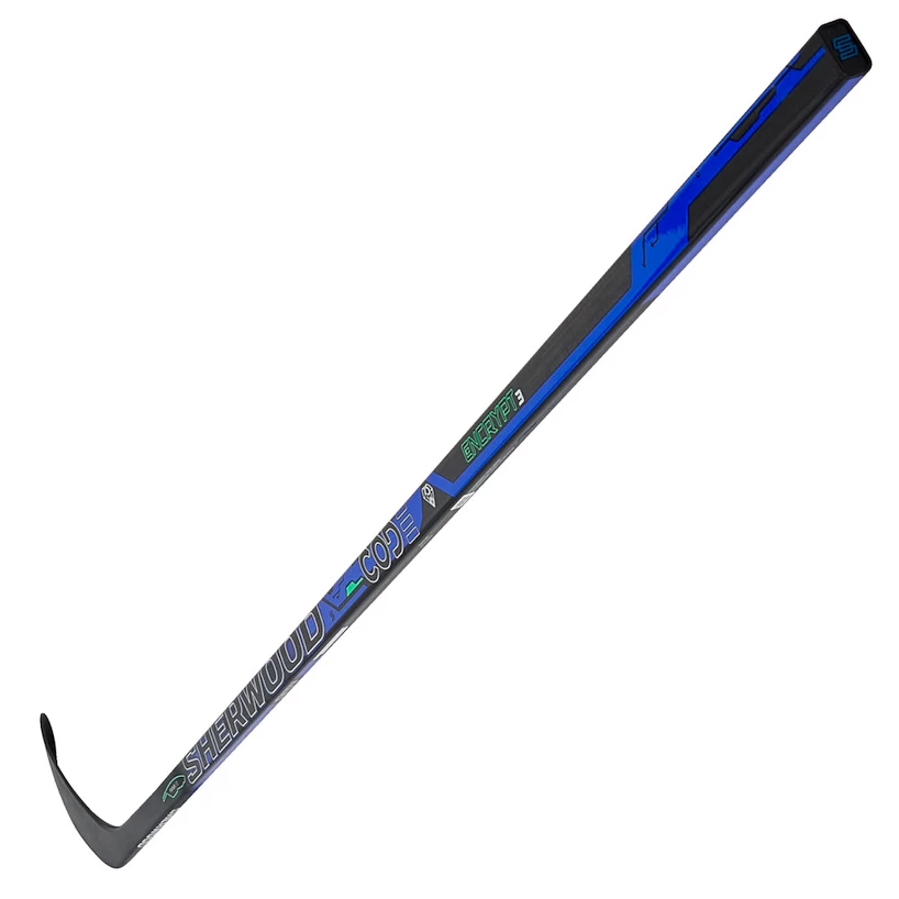 Composiet ijshockeystick SHER-WOOD Code Encrypt 3 Junior PP92 rechts naar beneden, flex 30