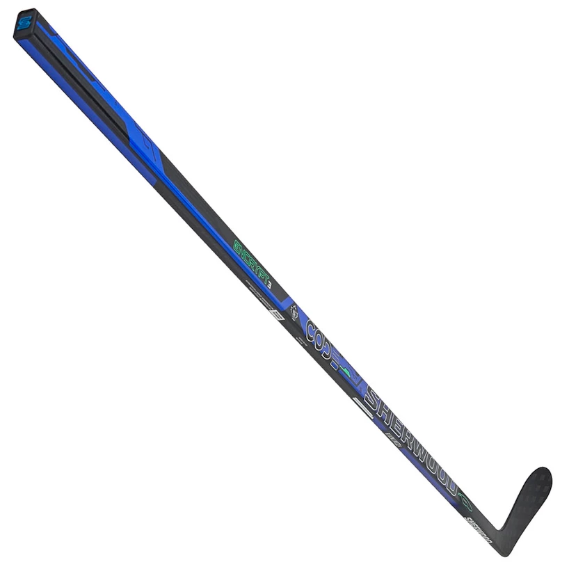 Composiet ijshockeystick SHER-WOOD Code Encrypt 3 Junior PP92 rechts naar beneden, flex 30