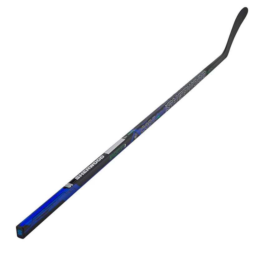 Composiet ijshockeystick SHER-WOOD Code Encrypt 3 Junior PP92 rechts naar beneden, flex 30