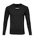 Compressie T-shirt CCM  Compression LS Top Black Junior S