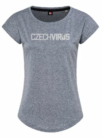 Czech Virus Dames sportshirt Gerecycled grijs