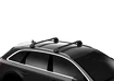 Dakdrager Edge zwart voor Audi A6 Avant 5-dr stationwagon met geïntegreerde dakrails 2011-2018