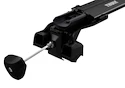 Dakdrager Thule Edge Black Fiat Panda 4X4 5-Dr Hatchback met geïntegreerde dakrails 12+