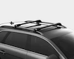 Dakdrager Thule Edge Black Opel Zafira Tourer 5-Dr MPV met geïntegreerde dakrails 12+