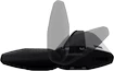 Dakdrager Thule met EVO WingBar Fiat Stilo Uproad 5-Dr SUV met dakrails 02-07
