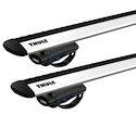 Dakdrager Thule met EVO WingBar Fiat Stilo Uproad 5-Dr SUV met dakrails 02-07