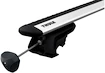 Dakdrager Thule met EVO WingBar Ford Mondeo (Mk III) 5-Dr Estate met dakrails 01-07