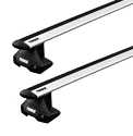 Dakdrager Thule met EVO WingBar Nissan Navara (D23) 4-Dr Double-cab met kaal dak 15+