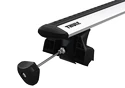 Dakdrager Thule met EVO WingBar Opel Zafira Tourer 5-Dr MPV met geïntegreerde dakrails 12-24