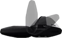 Dakdrager Thule met EVO WingBar Toyota Avensis 5-Dr Estate met dakrails 01-02