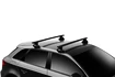 Dakdrager Thule met EVO WingBar Zwart Audi 5-Dr Hatchback met kaal dak 12-18