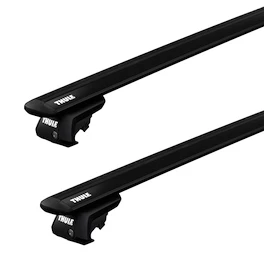 Dakdrager Thule met EVO WingBar Zwart Audi A4 Avant 5-Dr Estate met dakrails 96-07