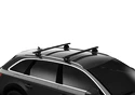 Dakdrager Thule met EVO WingBar Zwart BMW 3-Series Touring 5-Dr Estate met geïntegreerde dakrails 12-23