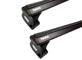 Dakdrager Thule met EVO WingBar Zwart BMW 3-Series Touring 5-Dr Estate met geïntegreerde dakrails 12-23