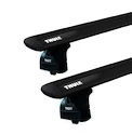 Dakdrager Thule met EVO WingBar Zwart BMW 3-series Touring 5-Dr Estate met vaste punten 02-05