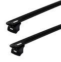 Dakdrager Thule met EVO WingBar Zwart BMW X1 (F48) 5-Dr SUV met geïntegreerde dakrails 16-22