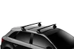 Dakdrager Thule met EVO WingBar Zwart Ford Ranger 4-Dr Crew-cab met kaal dak 23-24